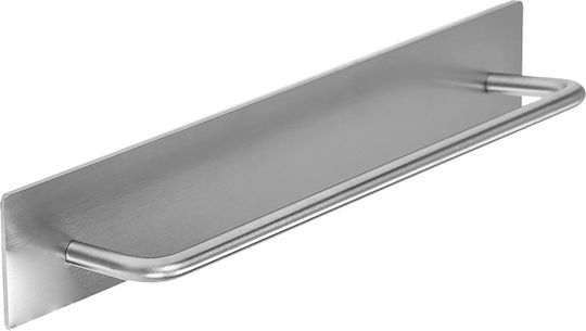 Bormann Single Wall-Mounted Bathroom Rail ​22x4.5cm Silver