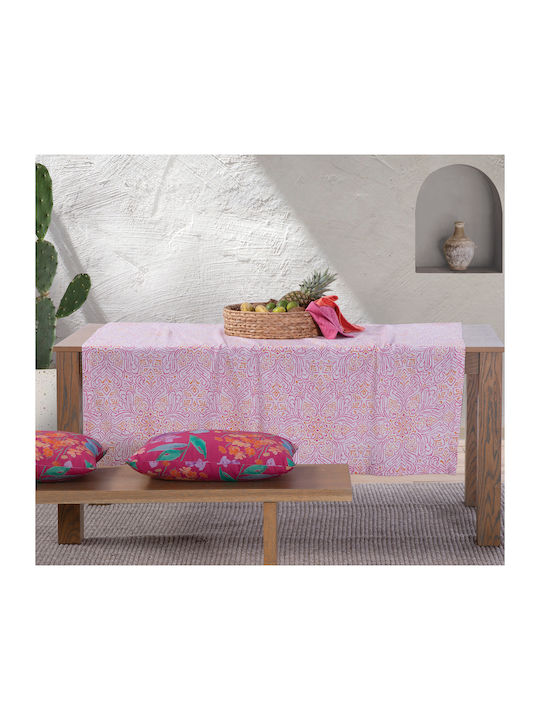 Nef-Nef Homeware Τραπεζομάντηλο Roman Fuchsia 140x180εκ.