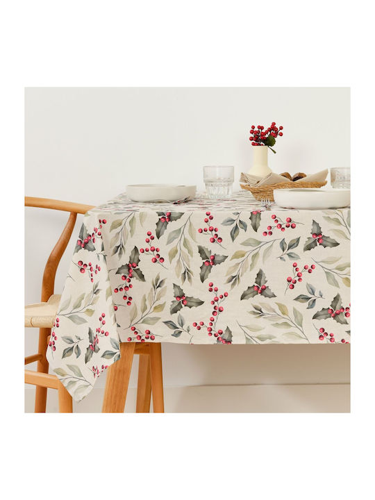 Mauré Christmas Tablecloth Fabric L200xW140cm 1pcs