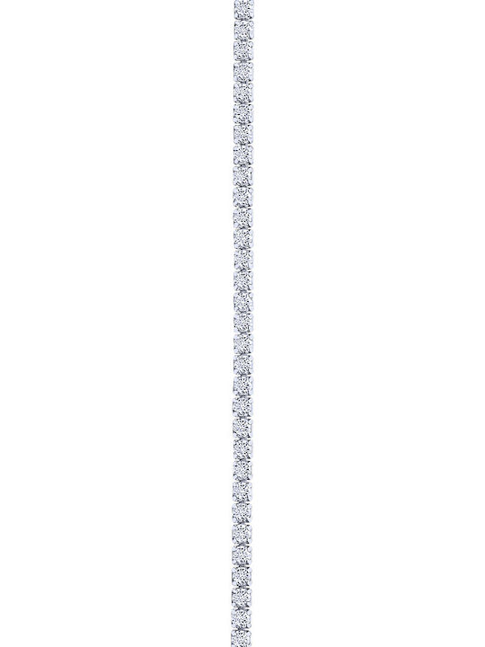 Iris Bracelet Riviera made of Silver with Zircon