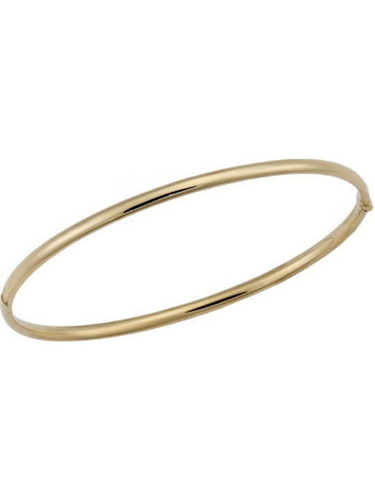 Nakos Jewellery & Watches Γυναικείο Βραχιόλι Χειροπέδα από Χρυσό 14K
