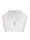 Karma Fashion Women's Cross from Steel with Chain