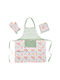 Das Home Kitchen Line 0720 Apron Orange 30x18cm 3pcs