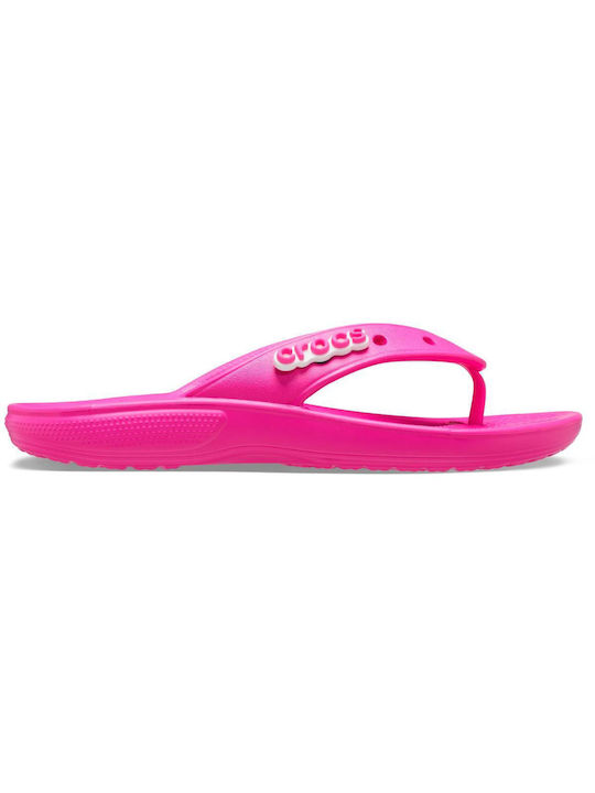 Crocs Classic Frauen Flip Flops in Rosa Farbe
