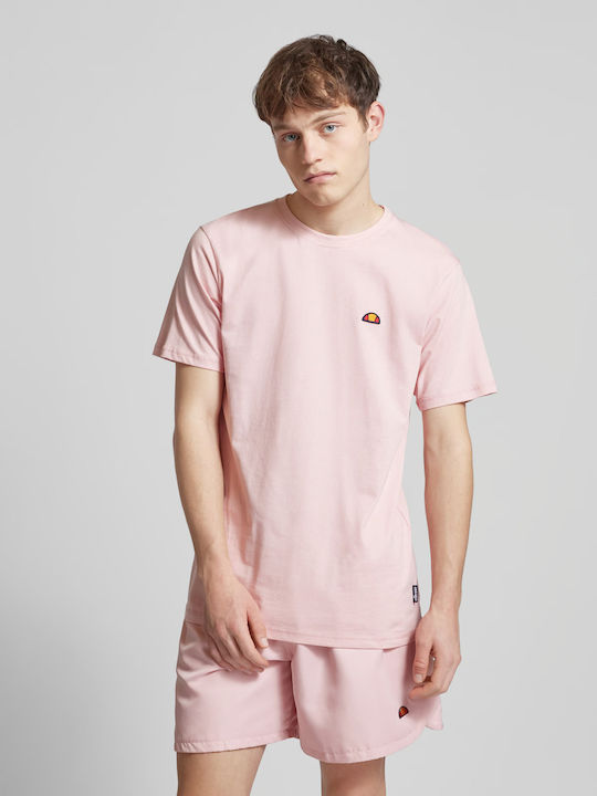 Ellesse Ανδρικό T-shirt Κοντομάνικο Ροζ