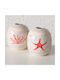 Boltze Decorative Vase Orange 13cm