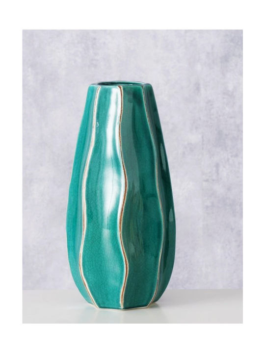 Boltze Decorative Vase Turquoise 25cm