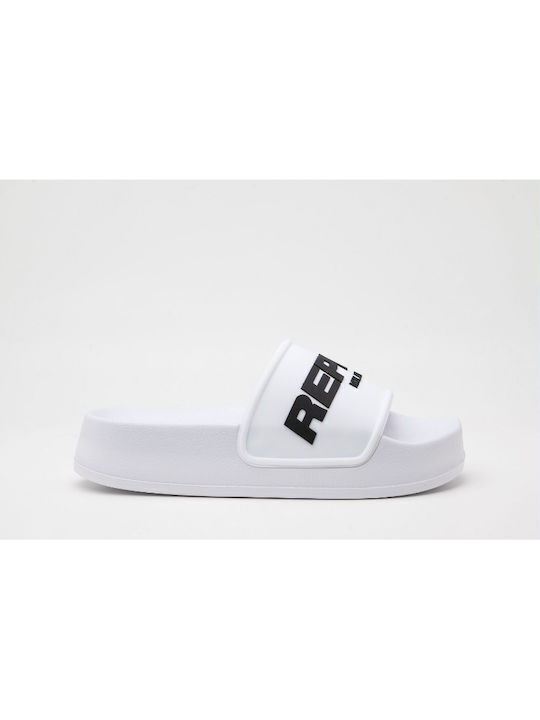 Replay Women's Platform Slides White