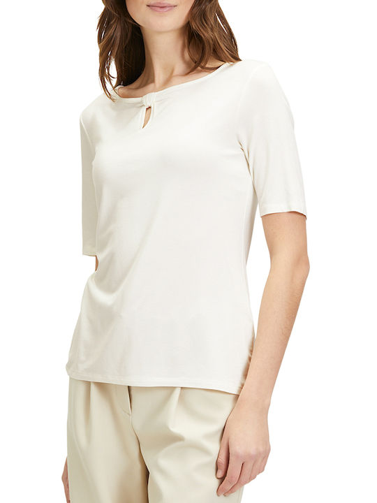 Betty Barclay Women's Blouse Short Sleeve White