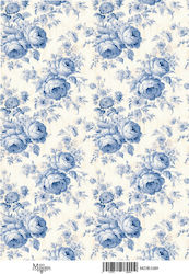 Maja's Memories Tissue paper Decoupage Blue