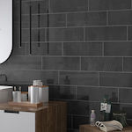 Ravenna Floor Interior Matte Tile 30x10cm Charcoal