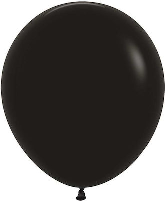 Set of 25 Balloons Latex Black