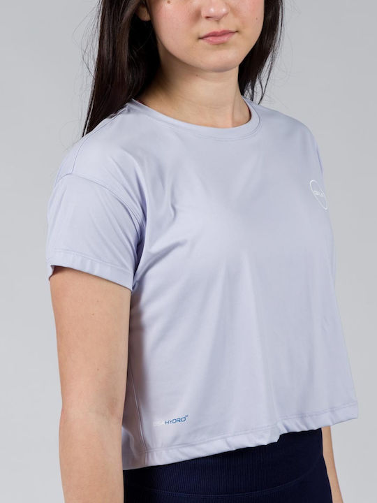 GSA Women's Athletic Crop T-shirt Lilacc