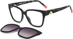 Missoni Plastic Eyeglass Frame Black MIS 0179/CS 807/XW Missoni Plastic Eyeglass Frame Black MIS 0179/CS 807/XW