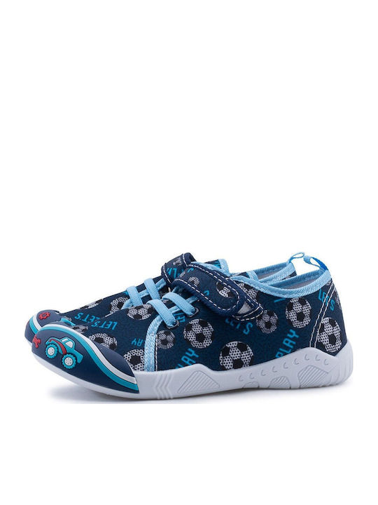 Παιδικά Sneakers με Σκρατς Μπλε