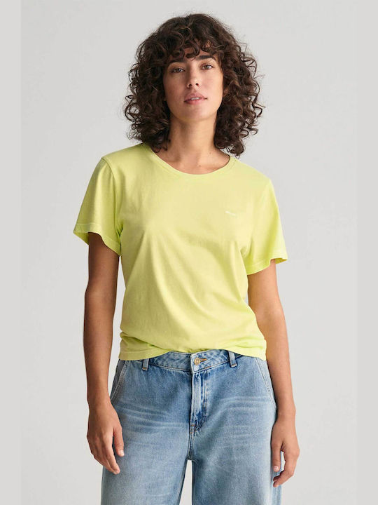 Gant Damen T-Shirt Gelb