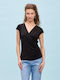 Passager Damen Bluse Schwarz