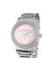 Jacques Lemans Women's Watch 38mm Chronograph Battery with Silver Stainless Steel Bracelet