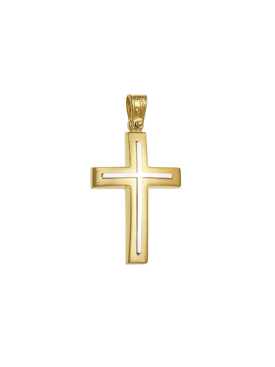 Herren Gold Kreuz 14K Ανδρικός