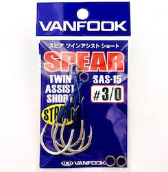 Vanfook Spear Cârlig de pescuit No3/0 SAS-15 Vanfook Spear Cârlig de pescuit No3/0 SAS-15