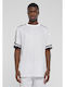 T-shirt White/black