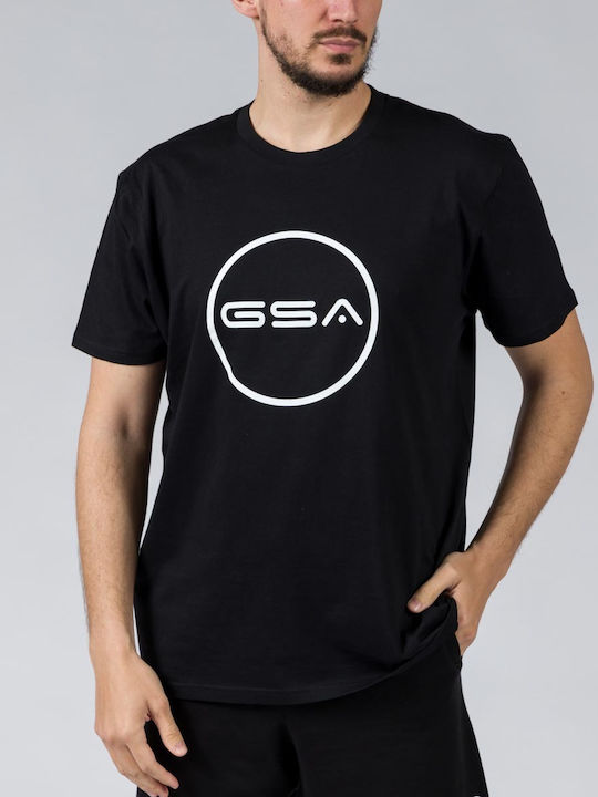 GSA Herren T-Shirt Kurzarm BLACK