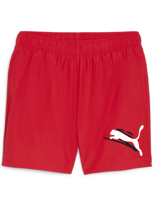 Puma Ess+ Logo Herrenshorts Rot