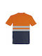 Kids Moda T-Shirt Εργασίας Πορτοκαλί με Ανακλαστικές Ταινίες
