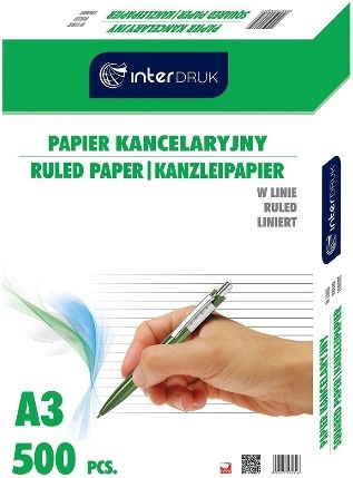 interDRUK Printing Paper A3 500 sheets