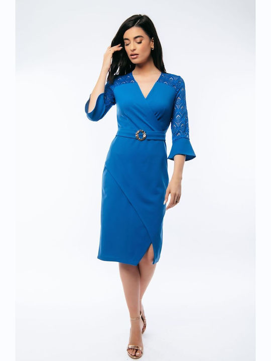 BelleFille Φόρεμα Κρουαζέ Γαλάζιο