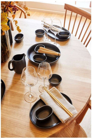 Eva Solo Dip Serving Bowl Round Ceramic Black with Diameter 10cm Eva Solo Dip Serving Bowl Round Ceramic Black with Diameter 10cm