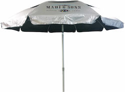 Chanos Maui&Sons Ultra Light 190/8 Pongee Formă în U Umbrelă de Plajă Aluminiu cu Diametru de 1.9m cu Ventilație