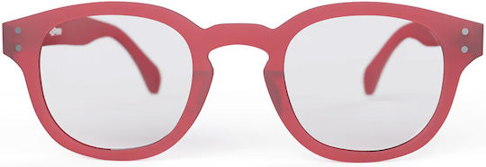 PopMe Reading Glasses +3.00 in Burgundy Color