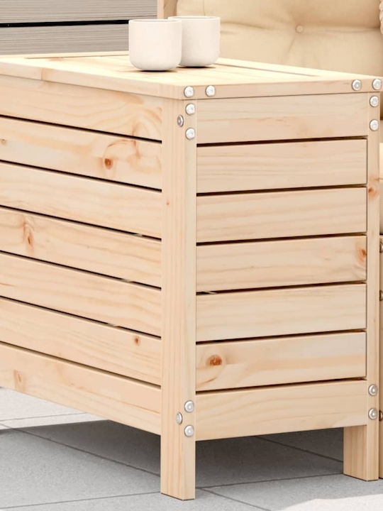 vidaXL Außenlagerbox Hölzernes Rosa L62xB31.5xH...