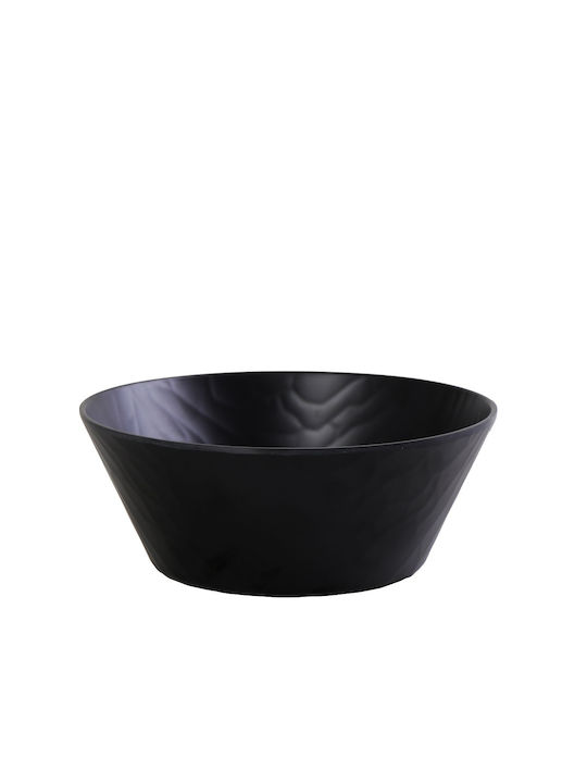 Μπωλ Στρογγ Melamine Salad Bowl Black 22x22x9cm 6pcs