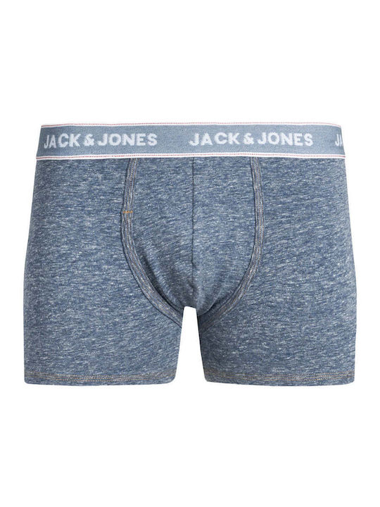 Jack & Jones Boxeri pentru bărbați albastru deschis 1Pachet