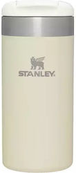 Stanley Ποτήρι Θερμός Ανοξείδωτο BPA Free Cream Metallic 350ml