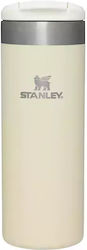 Stanley Glas Thermosflasche Rostfreier Stahl BPA-frei Cream Metallic 470ml
