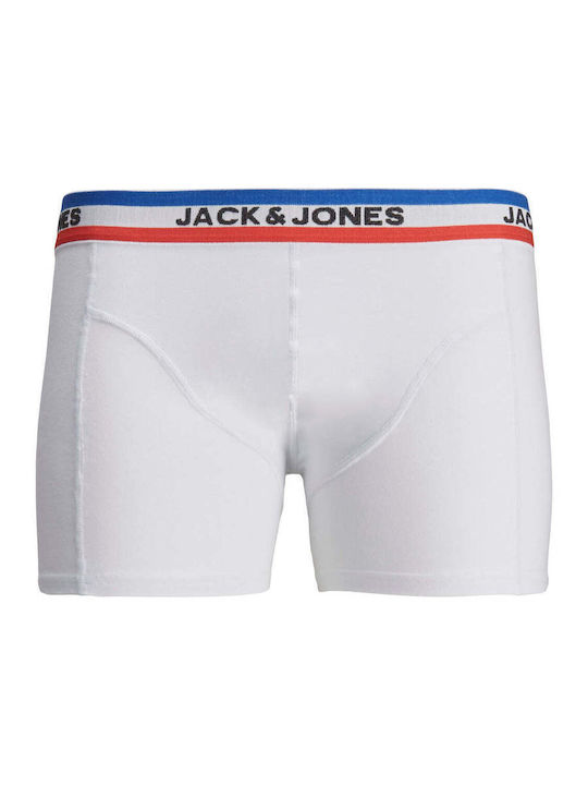 Jack & Jones Boxeri pentru bărbați Alb 1Pachet