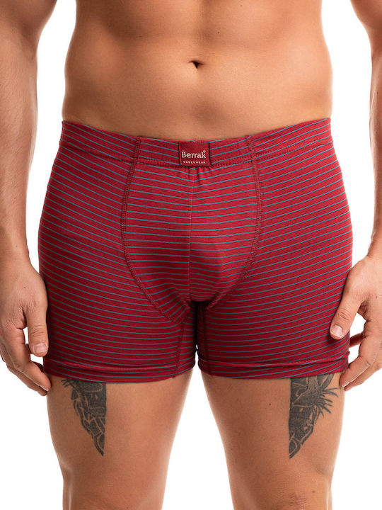 Berrak Herren Boxershorts Bordeaux 1Packung