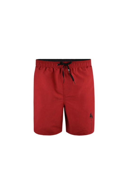 Bluepoint Herren Badehose red Monochrom