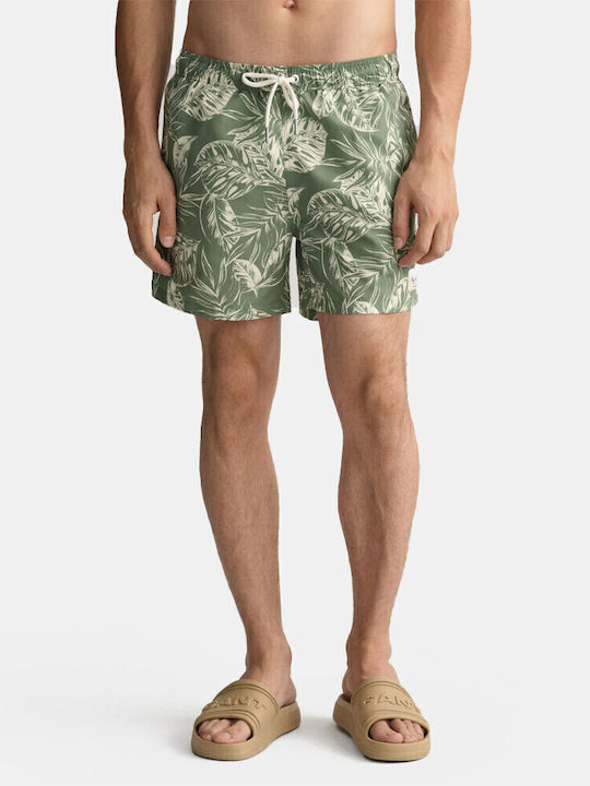 Gant Men's Swimwear Shorts Military Green Camo