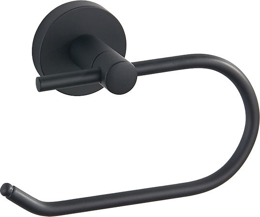 Bormann Wandmontierter Papierhalter Schwarz