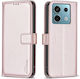 Binfen Wallet Case Δερματίνης Ροζ (Redmi Note 1...