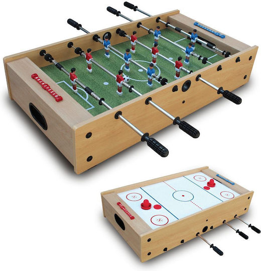 Garlando Wooden Foldable Football Tabletop with Telescopic Rods L97xW51cm
