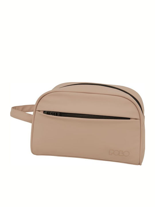 Polo Toiletry Bag in Pink color 25cm