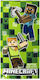 Minecraft Kids Beach Towel Green 140x70cm