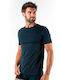 Men's Undershirts Short-sleeved Dark Blue 2Pack