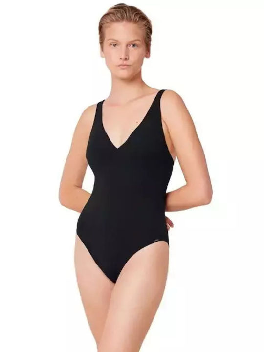 Triumph Costum de baie întreg cu push-up Negru