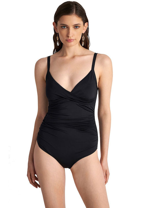 Blu4u Costum de baie întreg Negru